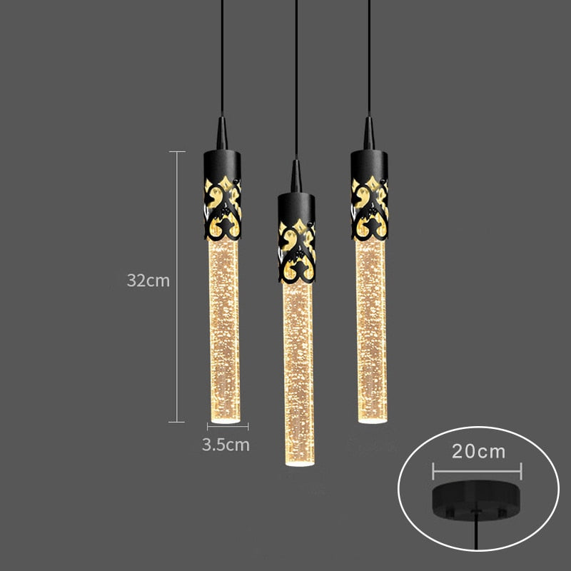 SkandiShop Modern Luxury Crystal Pendant Lamp
